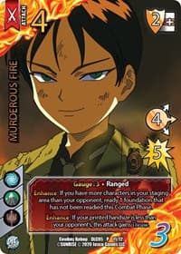 Murderous Fire - Cowboy Bebop DLC - UniVersus card