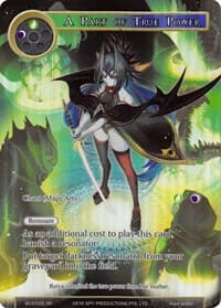 A Part of True Power (Full Art) - Alice Origin III - Force of Will card