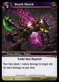 Death Shock - Servants of the Betrayer - WoW card