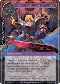 Arthur, the Dead Lord of Vengeance - Alice Origin III - Force of Will card