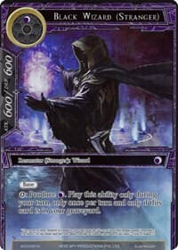 Black Wizard (Stranger) (Full Art) - Alice Origin III - Force of Will card