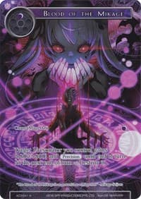 Blood of the Mikage (Full Art) - Alice Origin III - Force of Will card