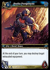 Stella Forgebane - Servants of the Betrayer - WoW card