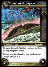 Wrathtide Longbow - Servants of the Betrayer - WoW card