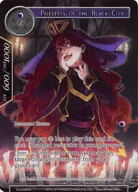 Priestess of the Black City (Full Art) - Alice Origin III - Force of Will card