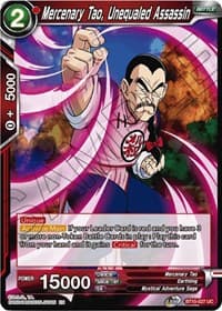 Mercenary Tao, Unequaled Assassin - Rise of the Unison Warrior - Dragon Ball Super: Masters card