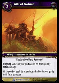 Gift of Nature - Servants of the Betrayer - WoW card