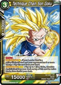 Technique Chain Son Goku - Rise of the Unison Warrior - Dragon Ball Super: Masters card