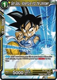 Son Goku, Adventure into the Unknown - Rise of the Unison Warrior - Dragon Ball Super: Masters card