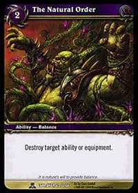 The Natural Order - Servants of the Betrayer - WoW card