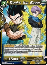 Trunks the Eager - Rise of the Unison Warrior - Dragon Ball Super: Masters card