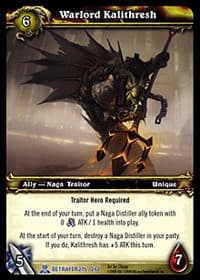 Warlord Kalithresh - Servants of the Betrayer - WoW card