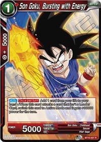 Son Goku, Bursting with Energy - Rise of the Unison Warrior - Dragon Ball Super: Masters card