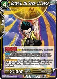Gotenks, the Power of Fusion - Rise of the Unison Warrior - Dragon Ball Super: Masters card
