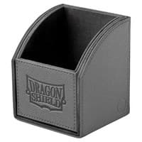 Dragon Shield Nest Deck Box - Light Grey/Black (Holds 100+) - Dragon Shield Deck Boxes - Deck Boxes card