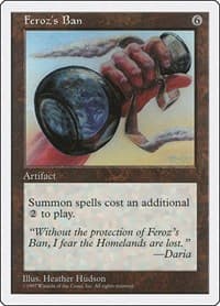 Feroz's Ban - Fifth Edition - Magic: The Gathering card