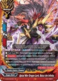Apical War Dragon Lord, Batzz the Infinity - Buddy Again Vol.2 ~Super Buddy War EX~ - Future Card BuddyFight card