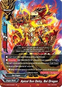 Apical Sun Deity, Bal Dragon - Buddy Again Vol.2 ~Super Buddy War EX~ - Future Card BuddyFight card