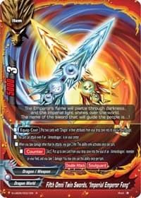 Fifth Omni Twin Swords, "Imperial Emperor Fang" - Buddy Again Vol.2 ~Super Buddy War EX~ - Future Card BuddyFight card