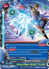 Mirror Effect: REJECT FLASH - Buddy Again Vol.2 ~Super Buddy War EX~ - Future Card BuddyFight card