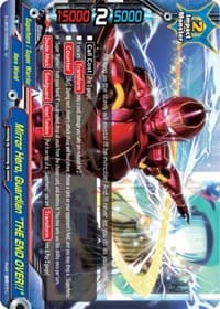 Mirror Hero, Guardian "THE END OVER!!" - Buddy Again Vol.2 ~Super Buddy War EX~ - Future Card BuddyFight card