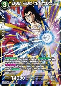 Vegeta, Prideful Transformation - Rise of the Unison Warrior - Dragon Ball Super: Masters card