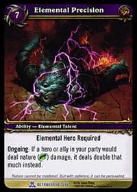Elemental Precision - Servants of the Betrayer - WoW card