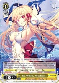 Ice Witch, Aliceliese - Fujimi Fantasia Bunko - Weiss Schwarz card