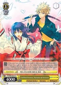 Fulfilled Promise, Natsume & Harutora - Fujimi Fantasia Bunko - Weiss Schwarz card