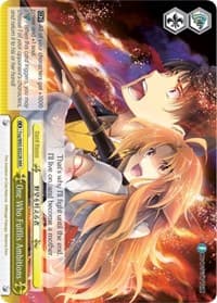 One Who Fulfils Ambitions (RRR) - Fujimi Fantasia Bunko - Weiss Schwarz card