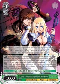 Journey to Find "Relics of a Legendary Hero", Ryner & Ferris - Fujimi Fantasia Bunko - Weiss Schwarz card