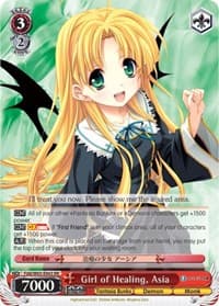 Girl of Healing, Asia - Fujimi Fantasia Bunko - Weiss Schwarz card