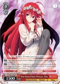Red-Haired Ruin Princess, Rias - Fujimi Fantasia Bunko - Weiss Schwarz card