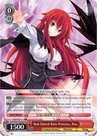 Red-Haired Ruin Princess, Rias (SR) - Fujimi Fantasia Bunko - Weiss Schwarz card