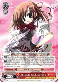 Absolute God, Kurimu (SR) - Fujimi Fantasia Bunko - Weiss Schwarz card