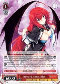 Reward Time, Rias (SR) - Fujimi Fantasia Bunko - Weiss Schwarz card