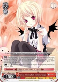 Cross-Dressing Half-Vampire, Gasper - Fujimi Fantasia Bunko - Weiss Schwarz card
