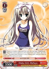 Otaku Girl, Mafuyu - Fujimi Fantasia Bunko - Weiss Schwarz card
