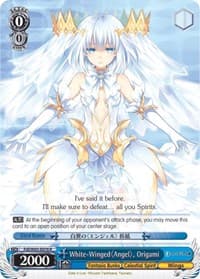 White-Winged Angel, Origami - Fujimi Fantasia Bunko - Weiss Schwarz card