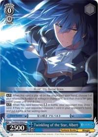 Twinkling of the Star, Albert - Fujimi Fantasia Bunko - Weiss Schwarz card