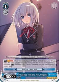 Saddled with the Past, Origami - Fujimi Fantasia Bunko - Weiss Schwarz card