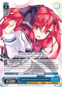 Magical Cannon Swordsman-in-Training, Misora - Fujimi Fantasia Bunko - Weiss Schwarz card