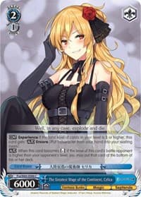 The Greatest Mage of the Continent, Celica - Fujimi Fantasia Bunko - Weiss Schwarz card