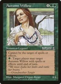 Autumn Willow (Arena League) - Oversize Cards - Magic: The Gathering card