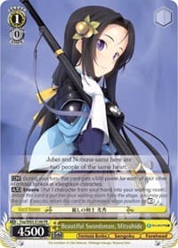 Beautiful Swordsman, Mitsuhide - Fujimi Fantasia Bunko - Weiss Schwarz card
