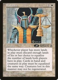 Balance (2nd place) (Arena League) - Oversize Cards - Magic: The Gathering card