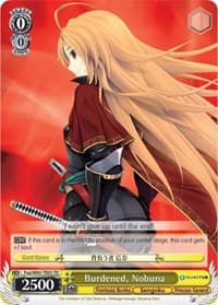 Burdened, Nobuna - Fujimi Fantasia Bunko - Weiss Schwarz card
