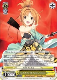 Head of the Oda Family, Nobuna - Fujimi Fantasia Bunko - Weiss Schwarz card
