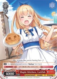Maple Kitchen, Latifah - Fujimi Fantasia Bunko - Weiss Schwarz card