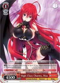 High-Class Charms, Rias (RRR) - Fujimi Fantasia Bunko - Weiss Schwarz card